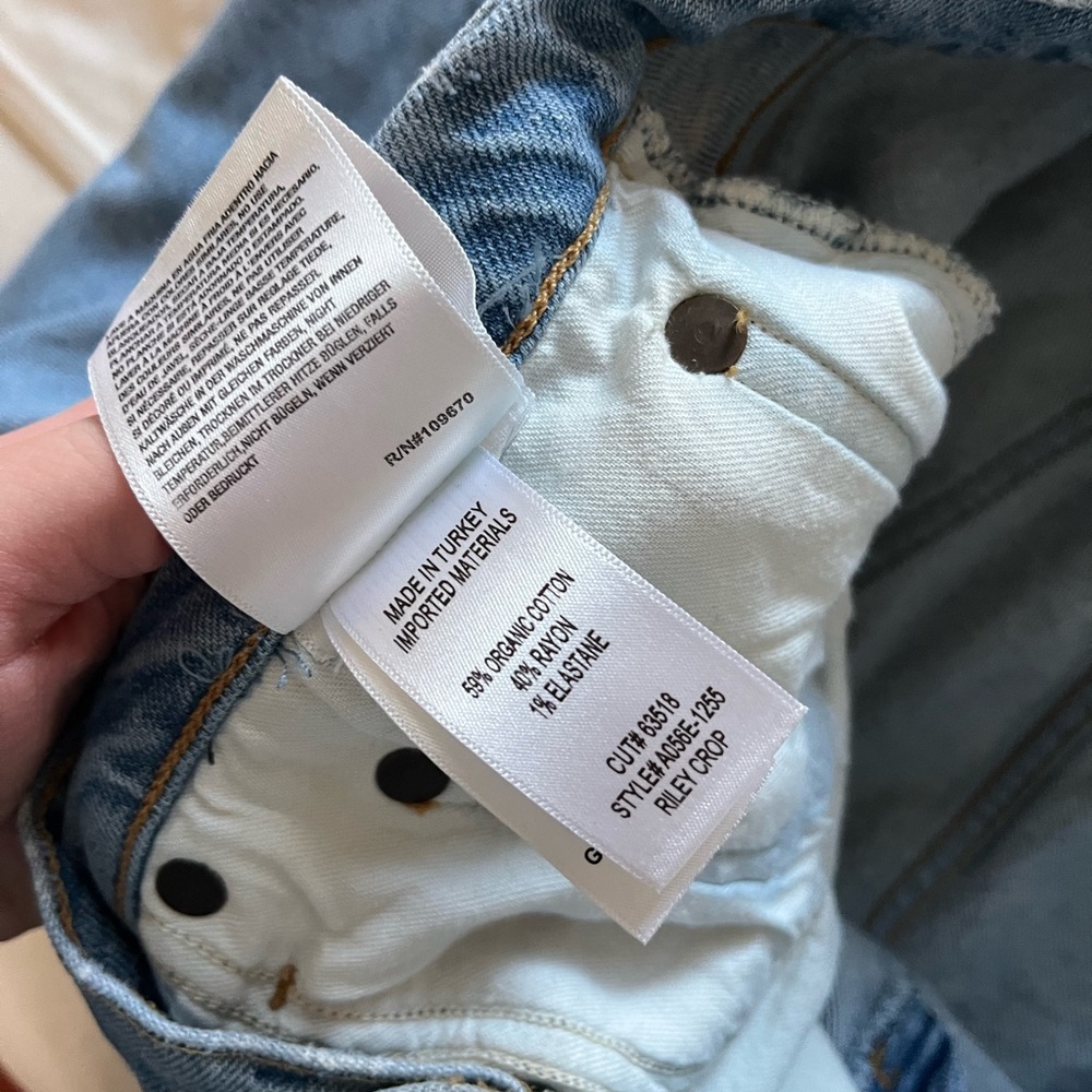 Agolde High Rise Riley Straight Jeans - Picture 12 of 16